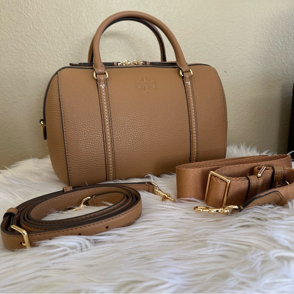 Tory Burch Leather Thea Satchel bag - Picture 2 of 15